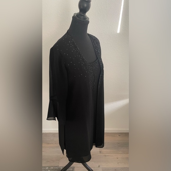 🌸 Positive Attitide Black Dress 2Pc Set - Picture 4 of 10